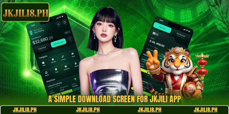 A simple download screen for JKJILI app A simple download screen for JKJILI app