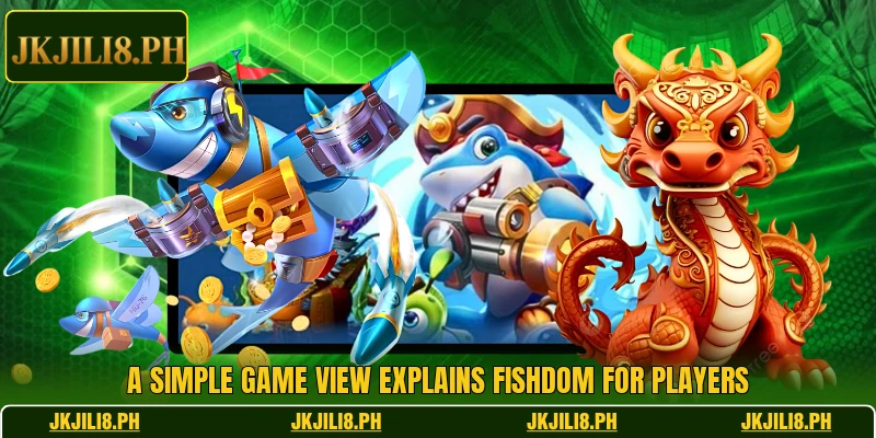 A simple game view explains Fishdom for players