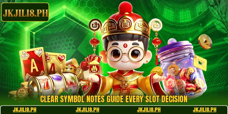 Clear symbol notes guide every slot decision Clear symbol notes guide every slot decision