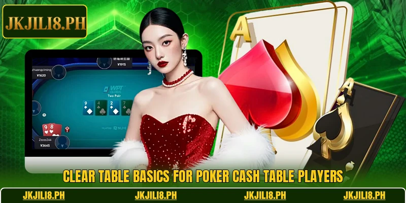 Clear table basics for Poker Cash Table players Clear table basics for Poker Cash Table players