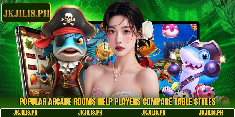 Popular arcade rooms help players compare table styles Popular arcade rooms help players compare table styles