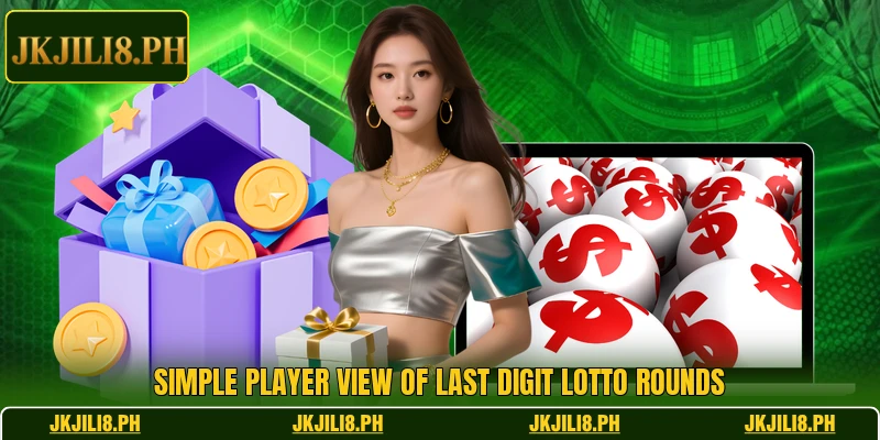 Simple player view of Last Digit Lotto rounds Simple player view of Last Digit Lotto rounds
