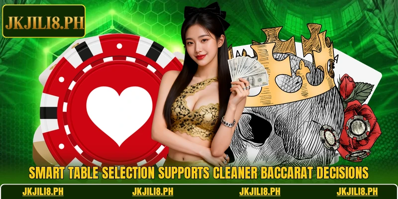 Smart table selection supports cleaner baccarat decisions